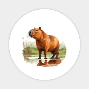 I Love Capybaras Magnet